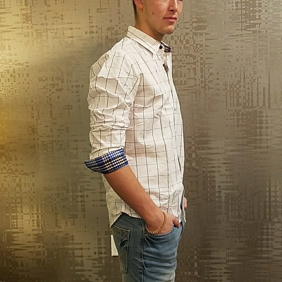 New Men's "Nashville" Plaid Long Sleeve Shirt - Picture 4 of 6